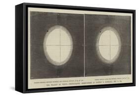The Transit of Venus, Photographic Observations at Station B, Honolulu, 8 December 1874-null-Framed Stretched Canvas
