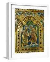 The Translation of Enoch, Verdun Altar, Begun 1181, Enamel-Nicholas of Verdun-Framed Giclee Print