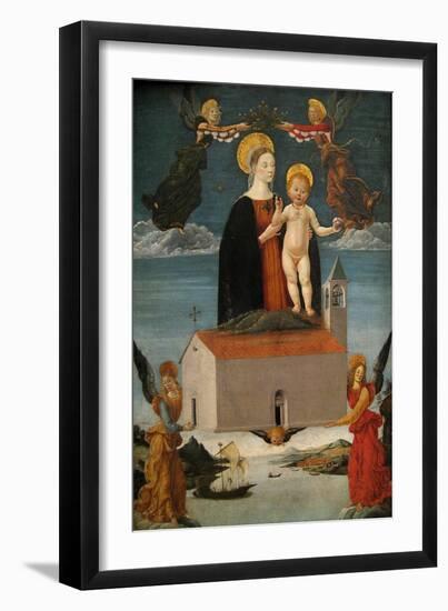 The Translation of the Holy House of Loreto, Ca. 1511-Satumino Gatti-Framed Art Print