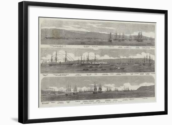 The Transport Fleet Embarking the Troops, at Varna-null-Framed Giclee Print