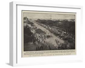 The Transvaal Crisis, Parade of Volunteers at Durban-null-Framed Giclee Print