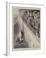 The Transvaal Crisis, Troops on their Way to South Africa, the Last Link with Home-Sydney Prior Hall-Framed Giclee Print