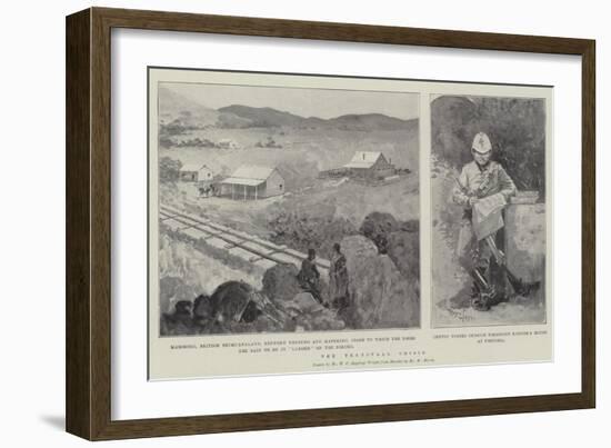 The Transvaal Crisis-Henry Charles Seppings Wright-Framed Giclee Print