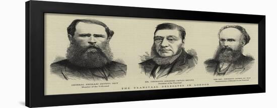 The Transvaal Delegates in London-null-Framed Giclee Print