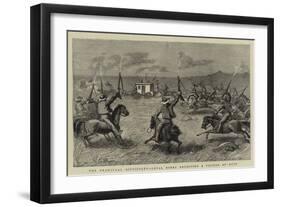 The Transvaal Difficulty, Loyal Boers Receiving a Visitor of Note-Charles Edwin Fripp-Framed Giclee Print