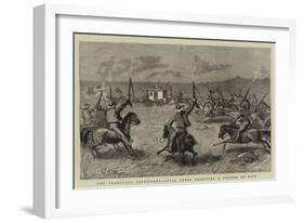 The Transvaal Difficulty, Loyal Boers Receiving a Visitor of Note-Charles Edwin Fripp-Framed Giclee Print