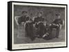 The Transvaal War, Admiral Sir Robert Harris, Commanding the Fleet in Simon's Bay, and Staff-null-Framed Stretched Canvas