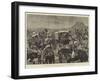 The Transvaal War, President Brand Arriving at Laing's Neck with the Announcement of Peace-Richard Caton Woodville II-Framed Giclee Print