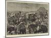 The Transvaal War, President Brand Arriving at Laing's Neck with the Announcement of Peace-Richard Caton Woodville II-Mounted Giclee Print
