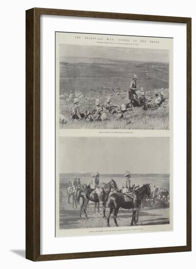 The Transvaal War, Scenes at the Front-null-Framed Giclee Print