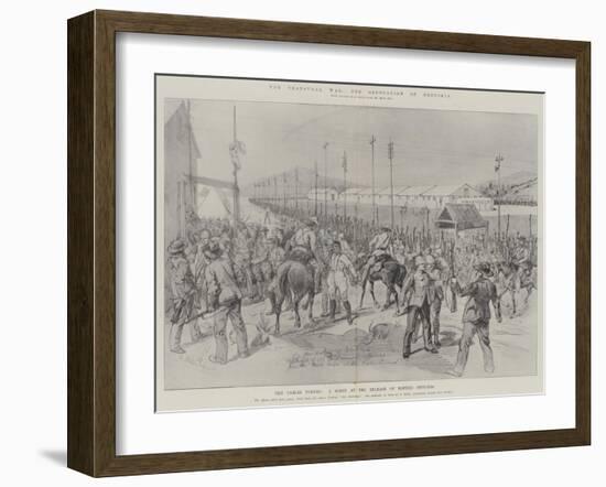 The Transvaal War, the Occupation of Pretoria-Melton Prior-Framed Giclee Print