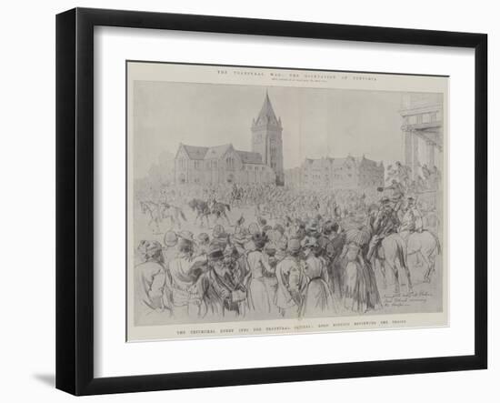 The Transvaal War, the Occupation of Pretoria-Melton Prior-Framed Giclee Print