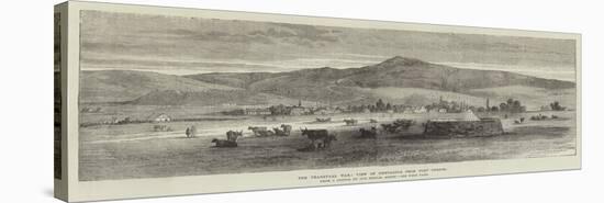 The Transvaal War, View of Newcastle from Fort Terror-null-Stretched Canvas