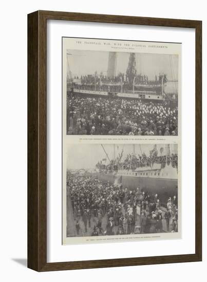 The Transvaal War, with the Colonial Contingents-null-Framed Giclee Print