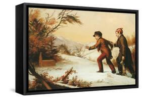 The Trap Sprung-William Sidney Mount-Framed Stretched Canvas