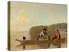 The Trapper's Return, 1851-George Caleb Bingham-Stretched Canvas