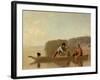 The Trapper's Return, 1851-George Caleb Bingham-Framed Giclee Print