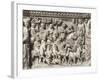 The Travel and the Adoration of the Magi, by Pisano-null-Framed Photographic Print