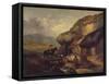 'The Traveller', c1795-George Morland-Framed Stretched Canvas