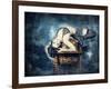 The Traveller-Winter Wolf Studios-Framed Photographic Print