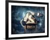 The Traveller-Winter Wolf Studios-Framed Photographic Print