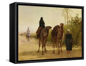 The Travellers, 1874-Heywood Hardy-Framed Stretched Canvas