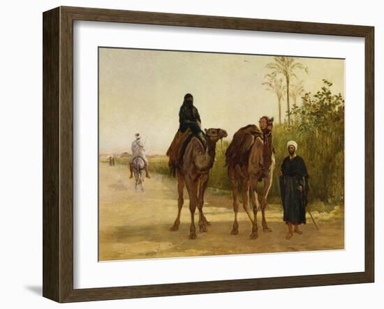 The Travellers, 1874-Heywood Hardy-Framed Giclee Print