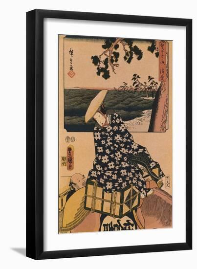 The Travellers, 1901-Utagawa Kunisada-Framed Giclee Print