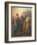 The Travellers at Emmaus, 1857-Ramon Sagredo-Framed Giclee Print