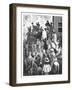 The Travelling Circus, C1870S-Tavernier and Frenzeny-Framed Giclee Print