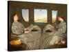 The Travelling Companions, 1862 (Oil on Canvas)-Augustus Leopold Egg-Stretched Canvas