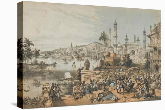 The Treacherous Massacre of English Women and Children at Cawnpore by Nena Sahib-Thomas Packer-Stretched Canvas