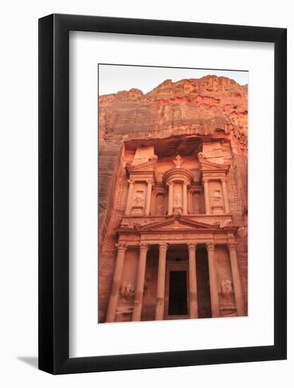 The Treasury (Al-Khazneh), Petra, UNESCO World Heritage Site, Jordan, Middle East-Eleanor Scriven-Framed Photographic Print