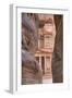 The Treasury as Seen from the Siq, Petra, Jordan, Middle East-Richard Maschmeyer-Framed Photographic Print