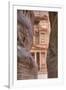 The Treasury as Seen from the Siq, Petra, Jordan, Middle East-Richard Maschmeyer-Framed Photographic Print