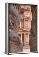 The Treasury as Seen from the Siq, Petra, Jordan, Middle East-Richard Maschmeyer-Framed Photographic Print