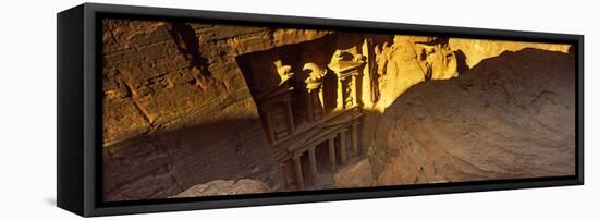 The Treasury at Petra, Wadi Musa, Jordan-null-Framed Stretched Canvas