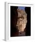 The Treasury, at the End of the Siq, Petra, Jordan, Middle East-Sergio Pitamitz-Framed Photographic Print