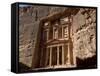 The Treasury Building (Al Khazneh), Petra, Unesco World Heritage Site, Jordan, Middle East-Sergio Pitamitz-Framed Stretched Canvas