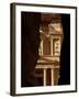 The Treasury Building at the End of the Siq, Petra, Jordan, Middle East-Sergio Pitamitz-Framed Photographic Print