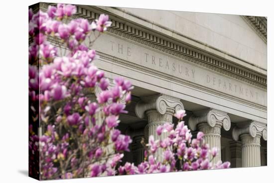 The Treasury Department Building in Washington, D.C., United States of America, North America-John Woodworth-Stretched Canvas