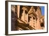 The Treasury, El-Khazneh, Petra, UNESCO Heritage Site, Jordan.-Nico Tondini-Framed Photographic Print