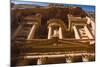 The Treasury, El-Khazneh, Petra, UNESCO Heritage Site, Jordan.-Nico Tondini-Mounted Photographic Print