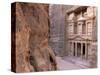 The Treasury (El Khazneh), Petra, Unesco World Heritage Site, Jordan, Middle East-Bruno Morandi-Stretched Canvas