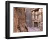 The Treasury (El Khazneh), Petra, Unesco World Heritage Site, Jordan, Middle East-Bruno Morandi-Framed Photographic Print