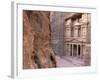 The Treasury (El Khazneh), Petra, Unesco World Heritage Site, Jordan, Middle East-Bruno Morandi-Framed Photographic Print