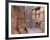 The Treasury (El Khazneh), Petra, Unesco World Heritage Site, Jordan, Middle East-Bruno Morandi-Framed Photographic Print