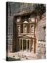 The Treasury (Khaznat Far'Oun), Dating from the 1st Century Bc, at End of Siq, Petra-Christopher Rennie-Stretched Canvas