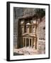 The Treasury (Khaznat Far'Oun), Dating from the 1st Century Bc, at End of Siq, Petra-Christopher Rennie-Framed Photographic Print