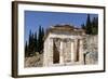 The Treasury of the Athenians. Delphi , UNESCO World Heritage Site, Peloponnese, Greece, Europe-Jean-Pierre De Mann-Framed Photographic Print